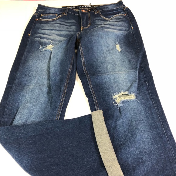 Vanilla Star Mid Rise Cropped Jean Size 7 - Picture 3 of 8
